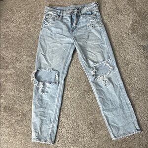 Women’s American eagle high rise ankle straight jeans